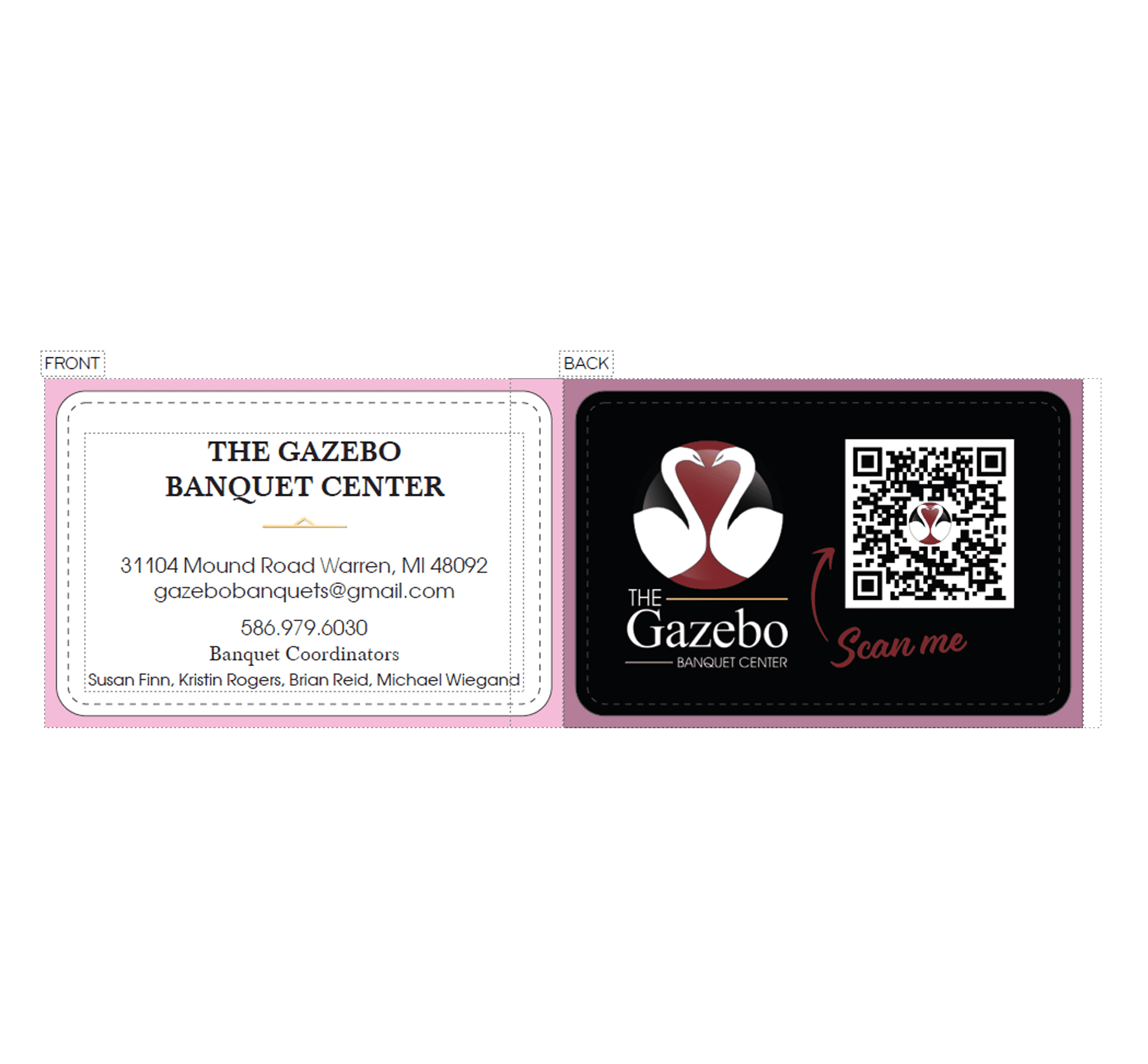 Business Card Integrating QR Code Business Card Integrating QR Code